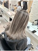 20代30代40代白髪ぼかしハイライト小顔ショートボブミニウルフ