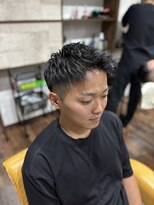 シザーズ(SCISSORS)&nbsp;ショートアップバング/メンズカット/郡山/barber