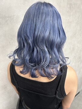 ルノン(LUNON) ブルージュカラー/ケアブリーチ/ハイトーン/韓国/ミディアム