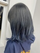 ネイビー(Navy)&nbsp;ネイビーブラック【エンドカラーなグラデーション】