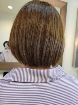 スタイル 成城学園前(STYLE) ハイライトカラー　アッシュベージュ　ボブ