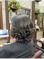 ヘアメイクスタジオ ココ(hair make studio coco)&nbsp;癖を活かした★パーマ風ミディアムレイヤー