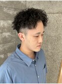 メンズパーマツイストパーマツイストスパイラルパーマショート