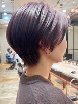 表参道白髪ぼかし上品ショートボブアッシュベージュ30代40代