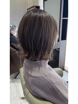 ヘアメイク アリエス 岩切店(HAIR MAKE aries) 光を味方に♪やわらかハイライトボブ