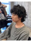 癖髪メンズパーマ