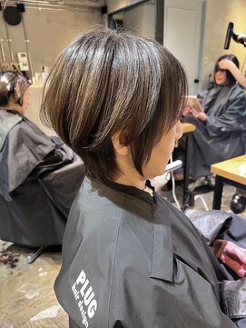 プラグ ヘアーデザイン 大名店(PLUG hair design) ショートヘア
