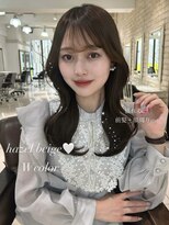 フォルテ 表参道店(FORTE) ヘーゼルベージュ/レイヤーカット/くびれ巻き/韓国ヘア/表参道