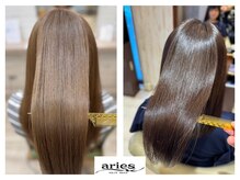 ヘアメイク アリエス 岩切店(HAIR MAKE aries)の雰囲気（強いクセ、傷みにお悩みの方も美髪縮毛矯正ご相談ください）