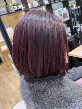 ジュイール(jouir) 三鷹ショートボブくびれショートイルミナカラー顔周りレイヤー