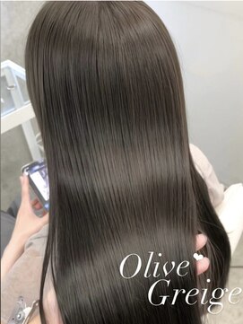 アイシー 表参道(ICY) 韓国っぽ◇色気上質ツヤカラー/透明感オリーブグレージュカラー