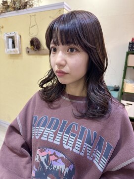 ツヤ感くびれミディアム