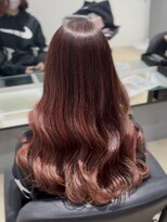 エスアンドケー 下通店(S&K)&nbsp;ワインレッド/ハイライト