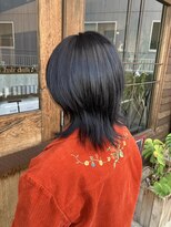ヘアードレスビュー(hair dress V.I.E.W)&nbsp;ダブルカラー×ダークブルー