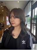 グレージュ/髪質改善縮毛矯正/髪質改善
