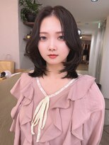 クイ(quii) 王道トップふわっと毛流れ★韓国ミディアムレイヤーカット