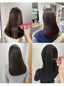 ハイヴィー(Hivi)の写真/"髪質改善×縮毛矯正"であなたの日常をもっと豊かに。今までにない手触りに感動！毎日のお手入れも簡単に◎