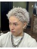メンズカット＋ブリーチ×2＋カラー￥19000　毛利不可