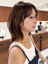 レジスタ バイ ジルブラン 高崎(REGISTA by JIL BLAN)&nbsp;ミディアムレイヤー／髪質改善カラー／顔まわりカット／高崎