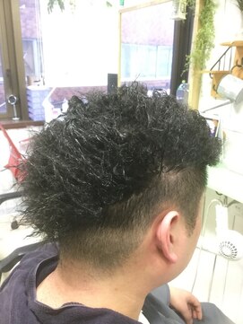 ヘアースペース 練馬店(hair space COCO) アフロ系ツイストパーマ&ツーブロック