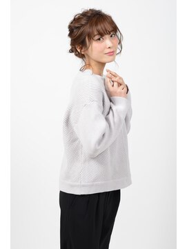 アース 大曽根店(HAIR&MAKE EARTH) 大人のお団子アレンジ【EARTH大曽根】