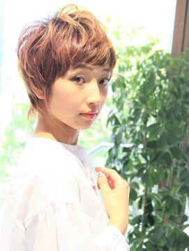 エムスラッシュ ストリートマーケット スマートサロン センター北(M.SLASH) 【M.SLASH】大人ムードのフェミニンショートa