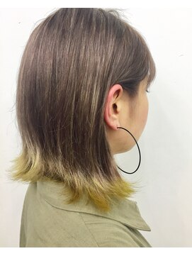 キャパ(CAPA) 外ハネボブ×ポイントカラー