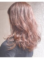 ヘアーアンドアトリエ マール(Hair&Atelier Marl)&nbsp;【Marlお客様スタイル】ピンクベージュの抜け感セミロング