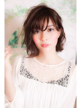 クラメール 黒崎コムシティ店(Kraemer) ミディ×ニュアンスパーマ=柔らかなロブ