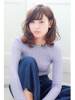 ヘアーサロン ロージー 北上本通り店(Rosy) ミックスカール+インナーカラーボブ