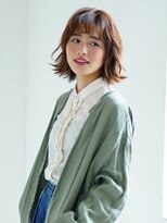 アビエクレール 河内花園(abije claire)&nbsp;毛先のハネで人気のボブ★20代30代50代 髪質改善