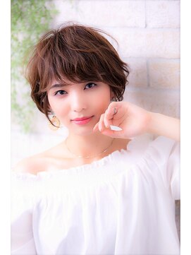 ソア 武蔵小杉(SOAR) グラデーションカラー&小顔ダブルバングのワンサイドショート