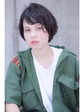 シエナ 渋谷(Siena) siena ツヤ透けブラウン×丸みショート 渋谷