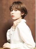 大人のニュアンスショートボブ