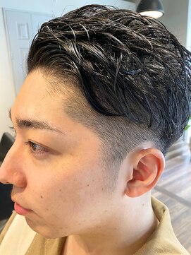 メンズココ 日本橋店(MENS COCO) 【ビジネスマン必見】クセ毛七三ツーブロック