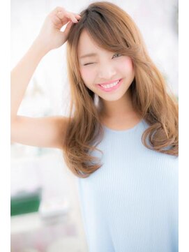 ミック ヘアアンドメイク アップ 駒込店(miq Hair&Make up) ことりベージュで透明感★リラクシーなエアリーロングc1