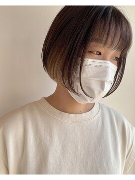 ツイギー 宮西店(TWiGGY) ミニボブにインナーカラー