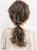 垢抜け大人女子に★ローポニーテールヘアアレンジ 新宿東口