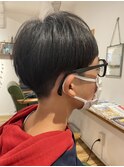 刈り上げツーブロックメンズビジネスショート マッシュショート