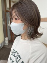 トップヘアー 本店(TOP HAIR) イヤリングカラー/グレージュアッシュ/倉敷