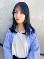 ノラジャーニー(NORA Journey)&nbsp;【佐藤諒】シースルーバング×ブルーブラックカラー