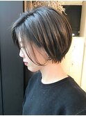 似合わせショート/レイヤー/ナチュラルブラウン/濱田 実果
