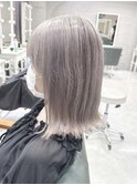 [DAYS]透明感 大人カールハイライトカラーグレーベージュカラー