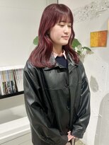 クリアーオブヘアー 栄南店(CLEAR of hair) ピンクレッドカラー / イシイ