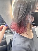 エンドカラー裾カラー