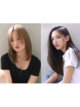 [広島本通/学割]《カット+オーガニック縮毛矯正[フル]+トリートメント\9240》ダメージレスで髪質改善を◎