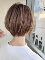 ビューエヒメ(VIEW EHIME)&nbsp;大人カワイイ小顔になるワンレンネビージュ黒髪ボブルフ髪質改善