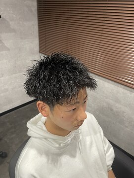 ミオ(Mio) 滋賀/南草津/メンズ美容室/波巻きツイストスパイラルパーマ