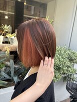 ドゥニカ(donica) インナーカラー/インナーカラーオレンジ/ボブ