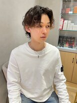 ジルバイジアン(JILL by GIEN)&nbsp;メンズカット◇センターパート◇スパイラルパーマ@sarina